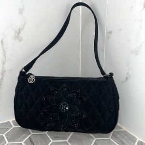 Y2K Mini Black Vera Bradley Shoulder Purse